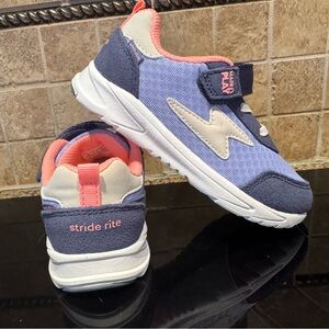 Stride Rite Navy and Pink Kids Sneakers